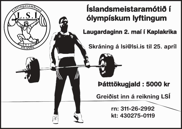 Auglýsing Íslandsmót