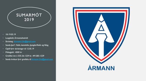 Ármann Sumarmót 2019